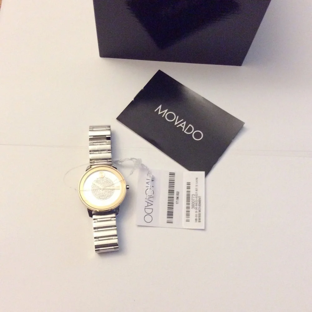 Movado Bold Trend Crystal Quartz Dial Ladies Watch